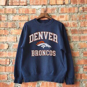 Vintage 90s Denver Broncos NFL Football Crewneck, Retro Denver Broncos Shirt tee